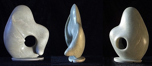 Lust, green soapstone, 23 x 18,5 cm, weight about 3 kg