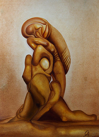 Eros, oil on canvas, 33 x 24 cm